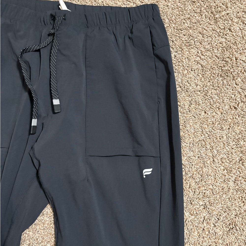 Fabletics The One Black Drawstring Joggers - image 3